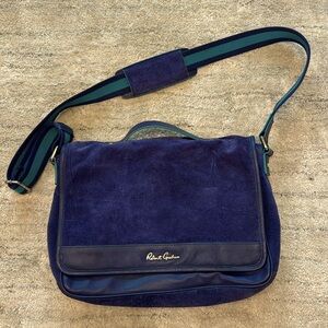 Robert Graham Bags Robert Graham Bright Blue Suede And